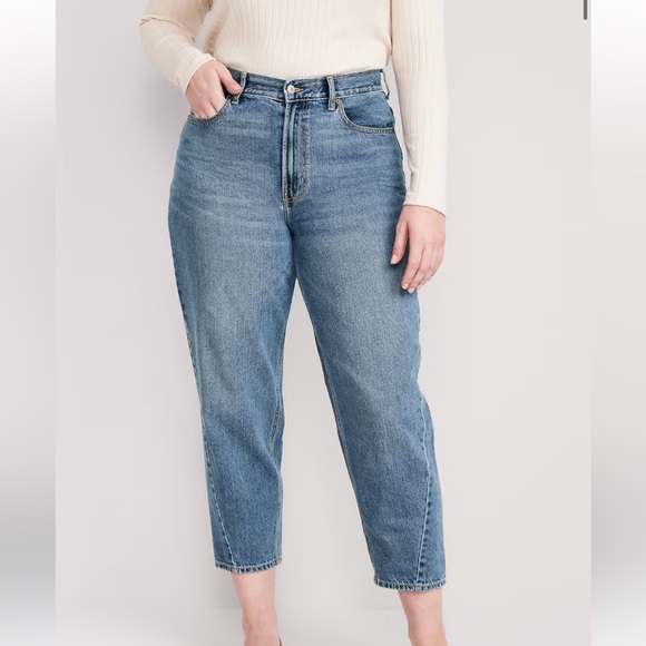 NWT Old Navy Extra High-Waisted Balloon Ankle Jeans, 6 - Picture 4 of 7